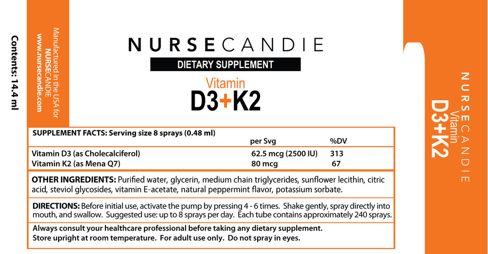 Vitamin D3 + K2